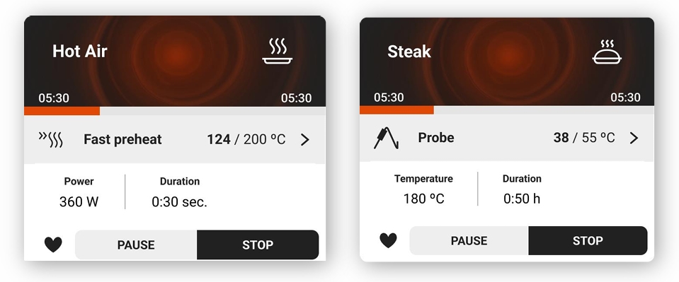 фото Connectivity Отслеживание процесса приготовления в реальном времени духовых шкафов Asko NYACRAFT