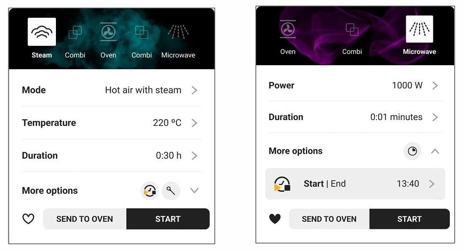 фото Connectivity примеры удаленной настройки и запуска для двух различных духовых шкафов Asko NYACRAFT