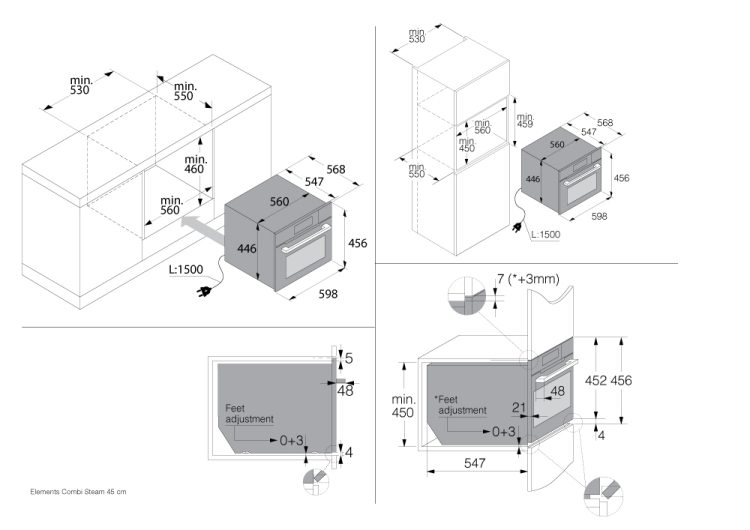 Компактный духовой шкаф с функцией приготовления на пару Asko OCS8478GG
