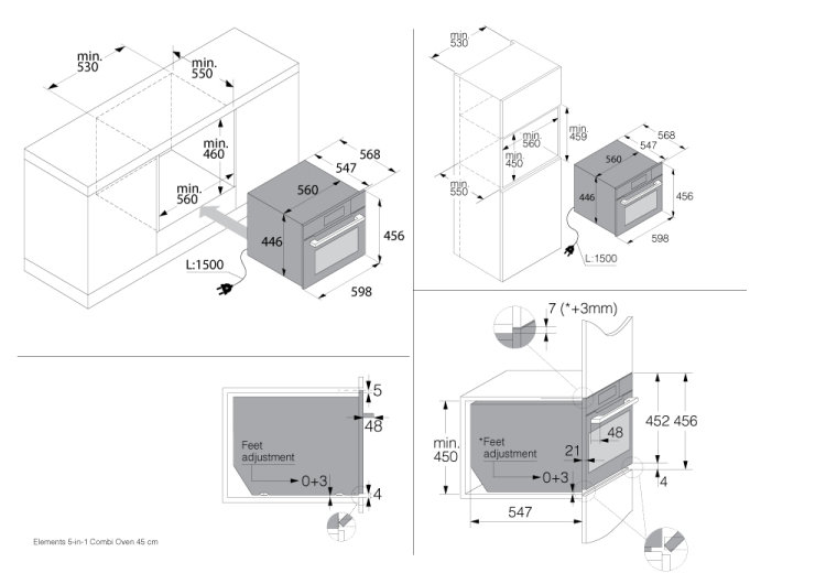 Комбинированный духовой шкаф 5-в-1 Asko OCSM8478GG