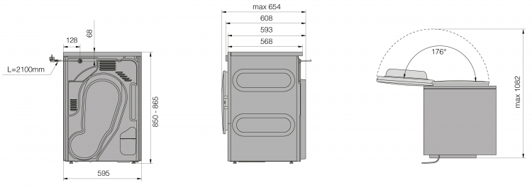 Профессиональная сушильная машина Asko TDC1772C.T