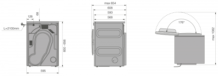 Профессиональная сушильная машина Asko TDC1773VF.S