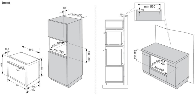 Компактный духовой шкаф Asko OCM64SSH