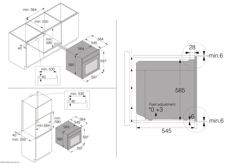 Духовой шкаф Asko OTP66BSH