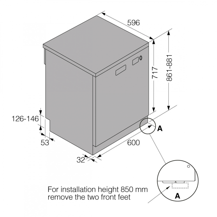Посудомоечная машина ASKO DFS244IB.S/1