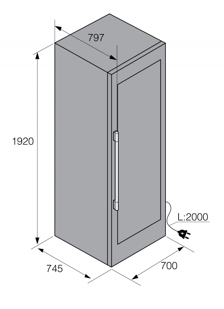 Винный холодильник Asko WCN311942G