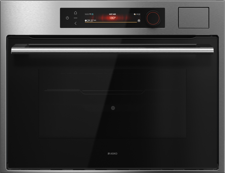 Компактный духовой шкаф с функцией приготовления на пару Asko OCS64SSH