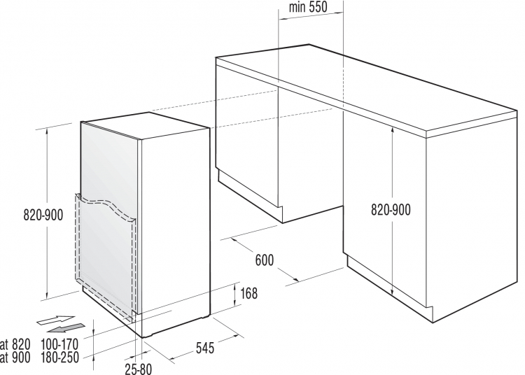 Встраиваемый морозильник Asko F2282i