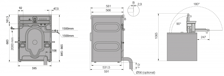 Профессиональная стиральная машина Asko WMC6743VB.T
