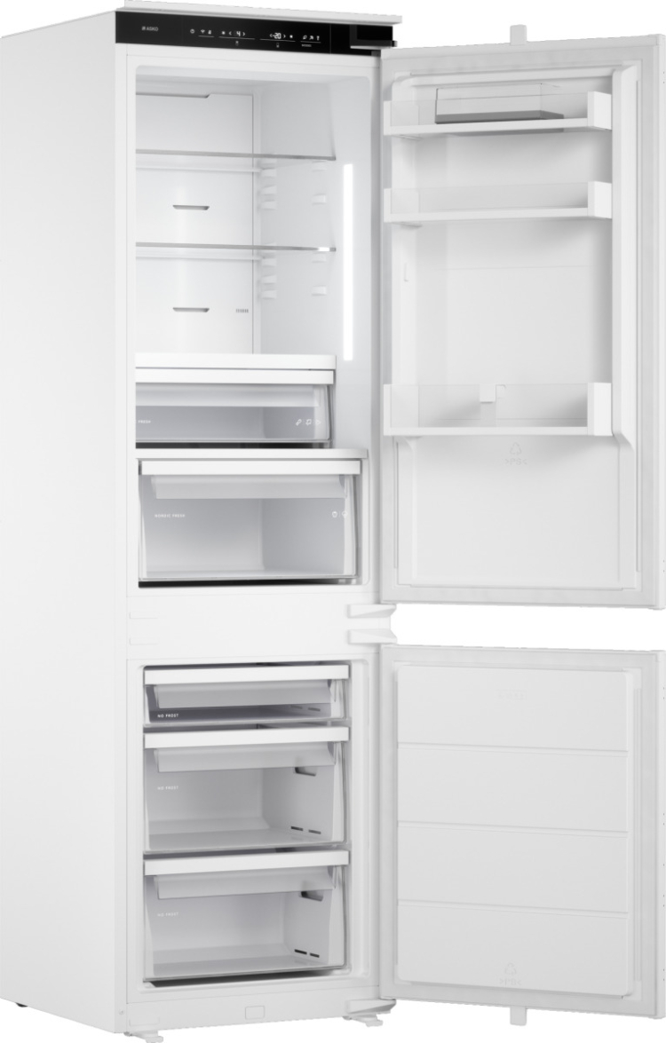 Встраиваемый комбинированный холодильник Asko RBC276SND1
