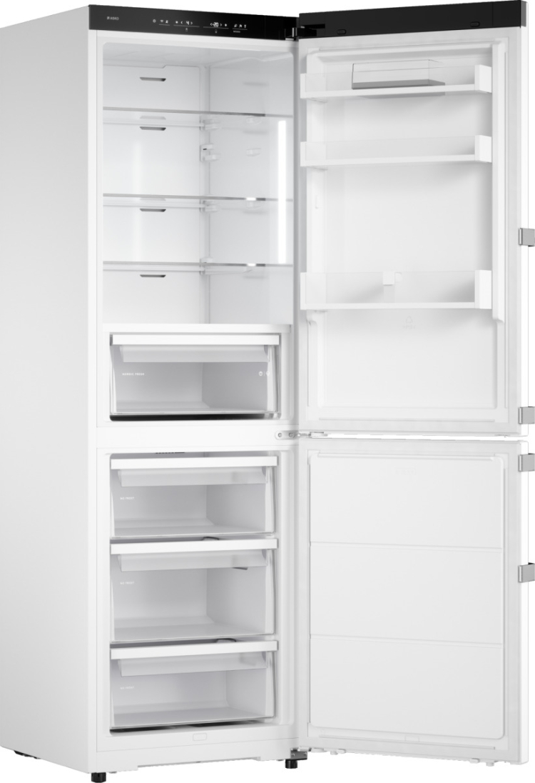 Отдельностоящий комбинированный холодильник Asko RFC286KNBW1
