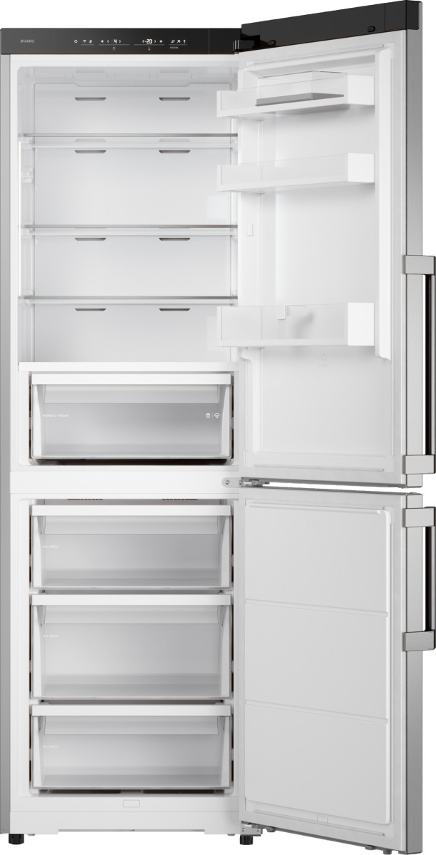 Отдельностоящий комбинированный холодильник Asko RFC286KNBS1