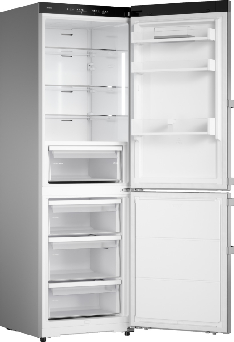 Отдельностоящий комбинированный холодильник Asko RFC286KNBS1