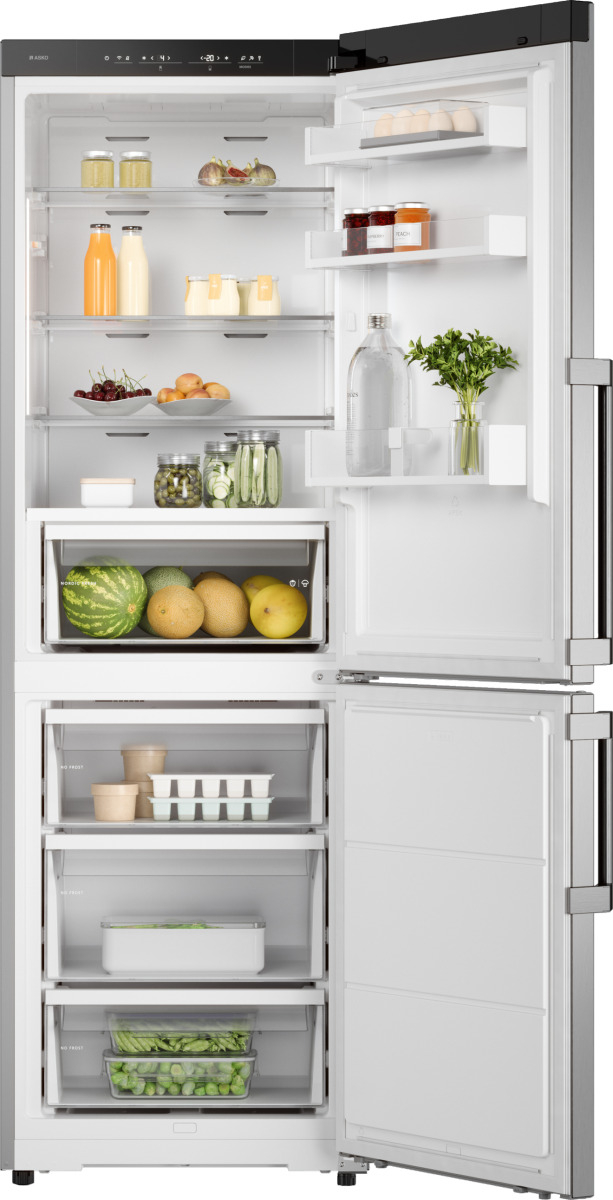 Отдельностоящий комбинированный холодильник Asko RFC286KNBS1