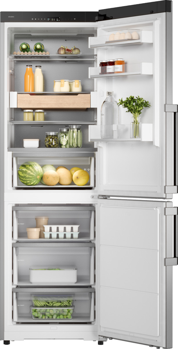 Отдельностоящий комбинированный холодильник Asko RFC586KNBS1