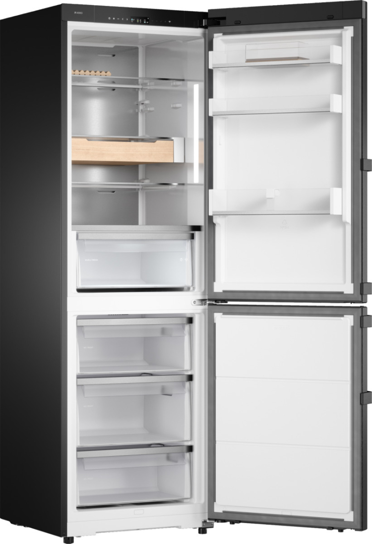 Отдельностоящий комбинированный холодильник Asko RFC586KNBB1
