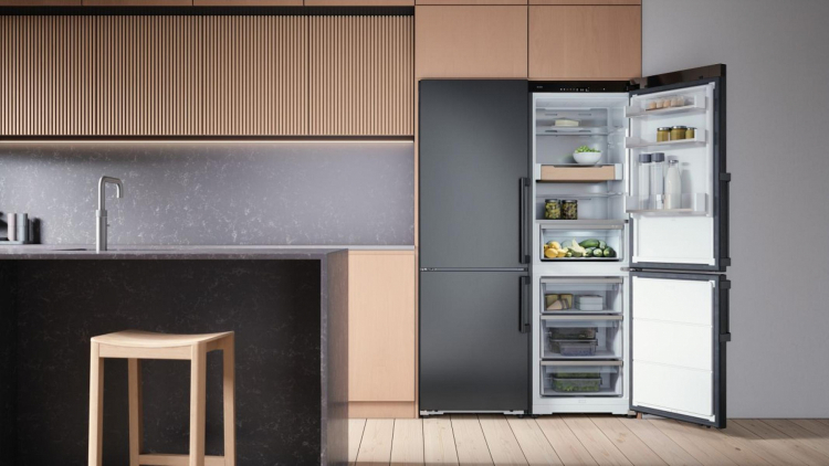 Отдельностоящий комбинированный холодильник Asko RFC586KNBB1