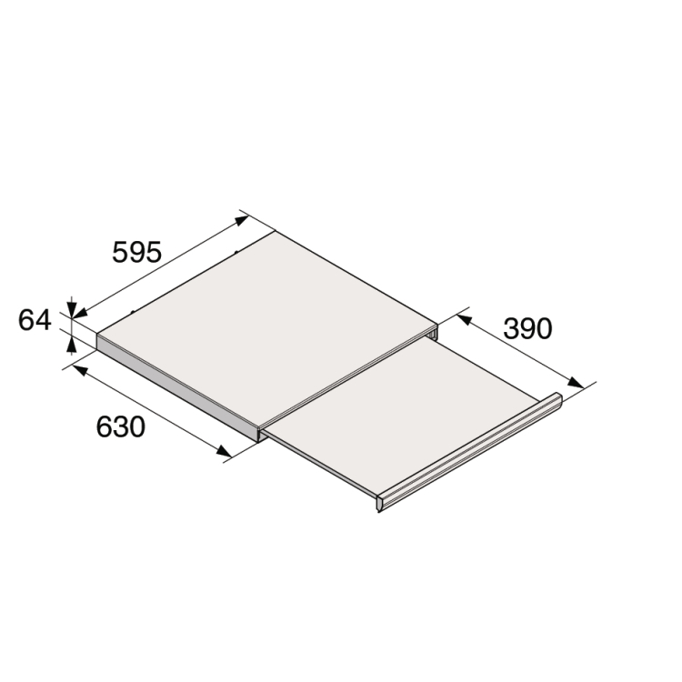Выдвижная полка для белья Asko HS60W