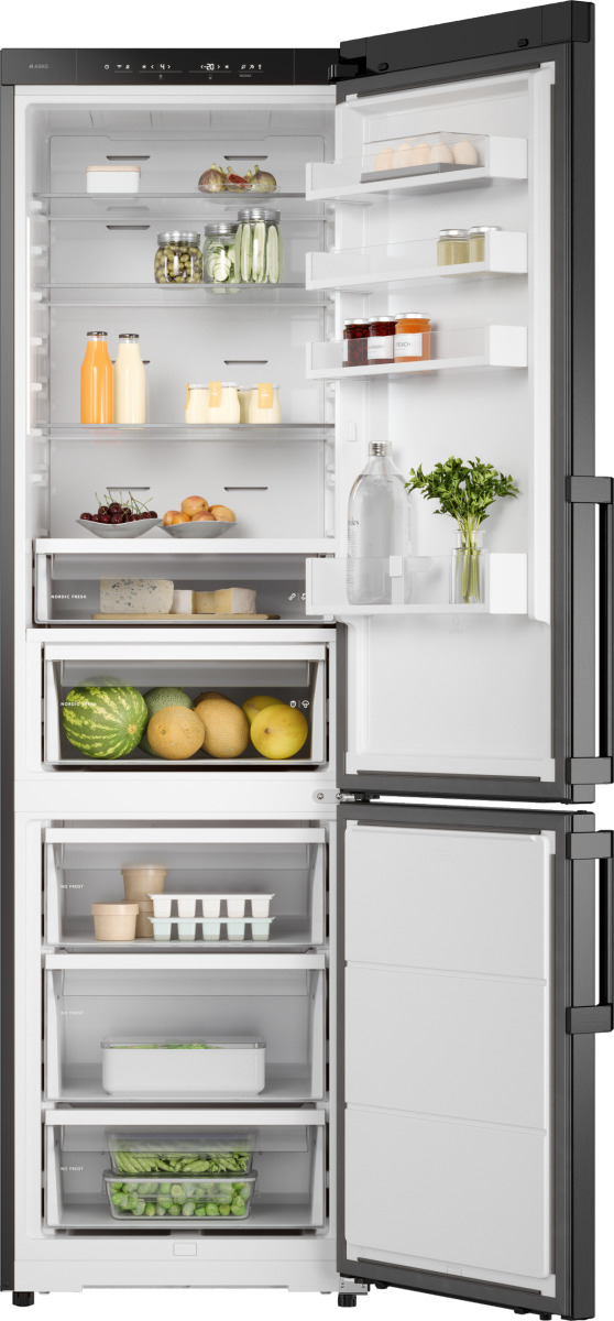 Отдельностоящий комбинированный холодильник Asko RFC226RNBB1