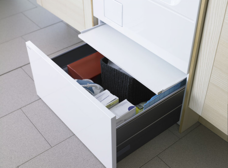 Напольный ящик с выдвижной полкой Asko HPS5323W