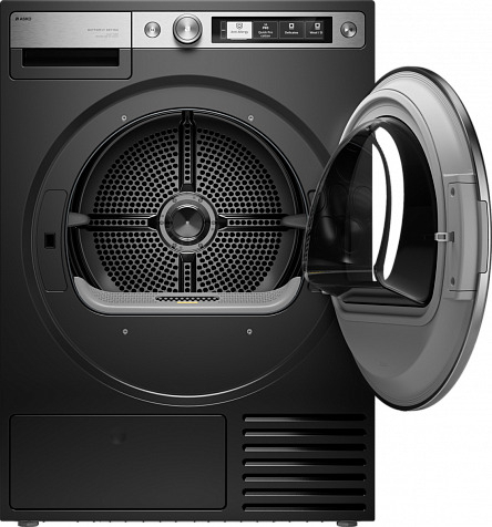 Стиральная и сушильная машина Asko Style Plus в колонну с выдвижной корзиной для белья комплект №1: W7096XG + T709HUG + HB150G