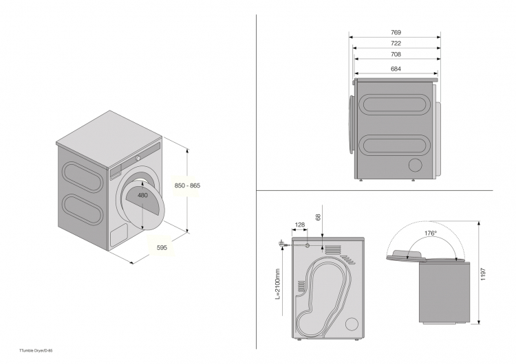Сушильная машина Asko T210H.W.P