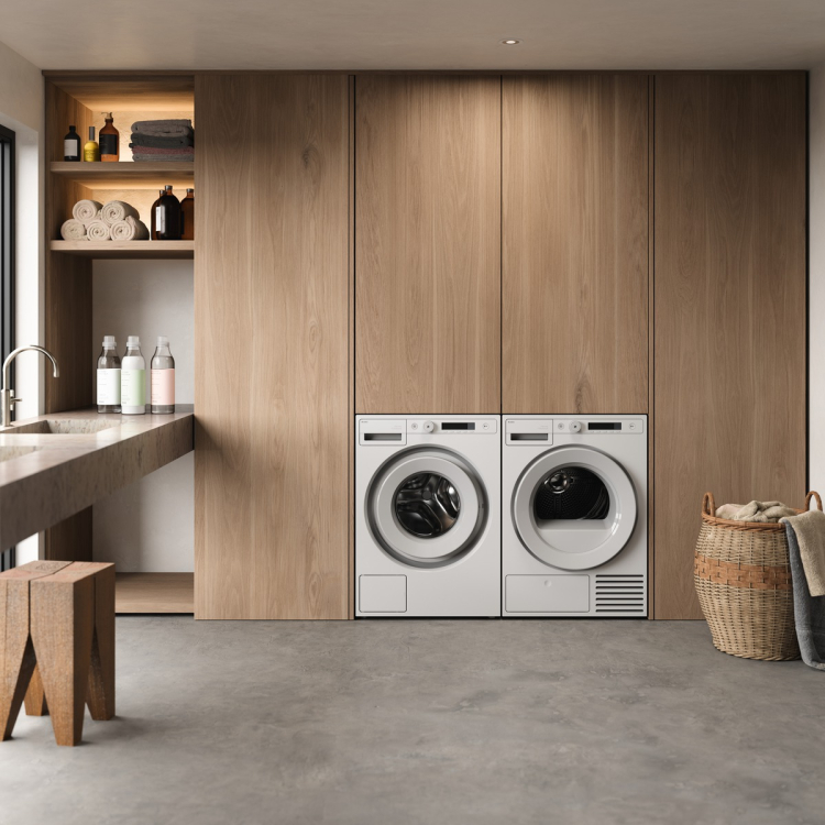 Домашняя прачечная Asko Classic комплект №14: W1084BW + T108HBW + HP320W - 2 шт