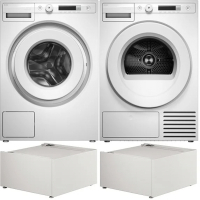 Домашняя прачечная Asko Classic комплект №14: W1084BW + T108HBW + HP320W - 2 шт