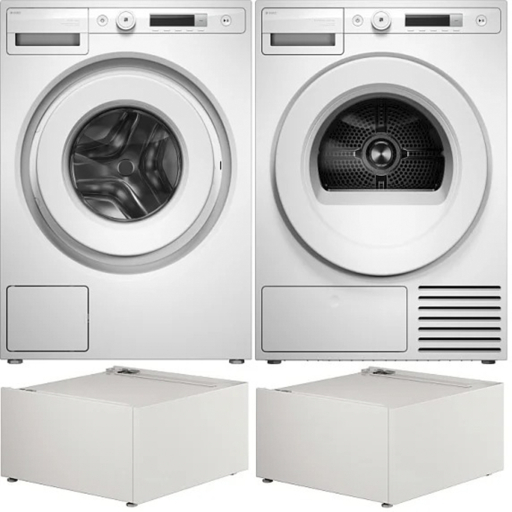 Домашняя прачечная Asko Classic комплект №14: W1084BW + T108HBW + HP320W - 2 шт