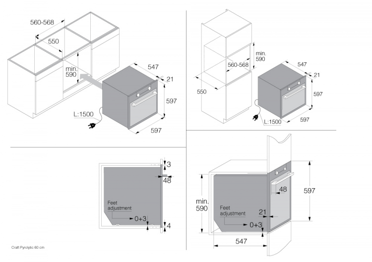 Духовой шкаф с пиролитической очисткой Asko OP8664A1