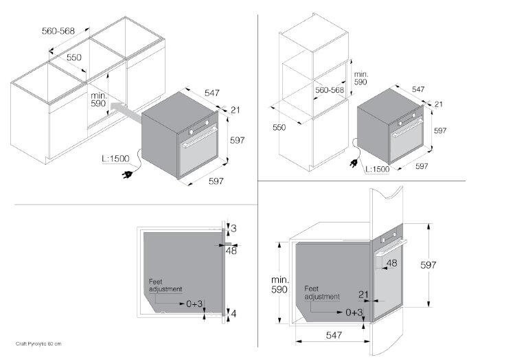Духовой шкаф с пиролитической очисткой Asko OP8664S