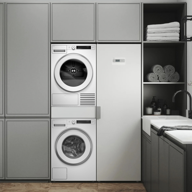 Домашняя прачечная Asko Style комплект №14: W5114RXLW + T510HRXLW.P + DC7784V.W + HI150W