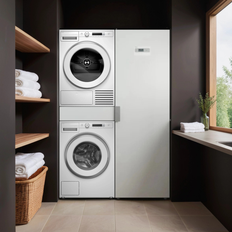 Домашняя прачечная Asko Logic комплект №23: W3096RW + T309HCW + DC7784V.W + HB150W