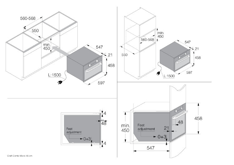 Компактный духовой шкаф с СВЧ Asko OCM8464A