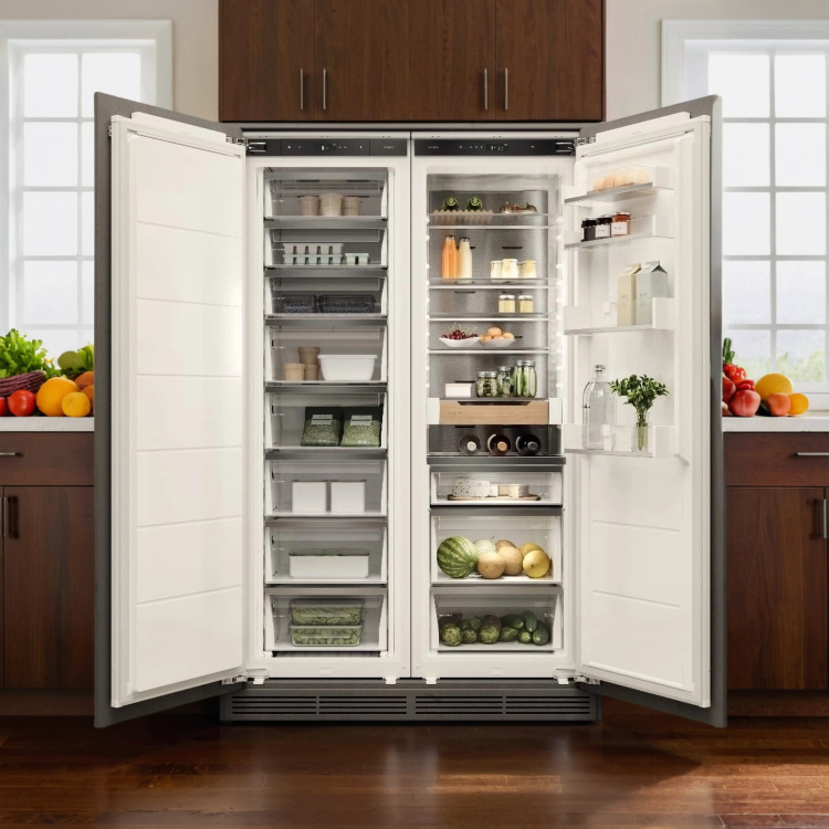 Встраиваемый холодильник Side by Side Asko комплект №2: RBR576DNC1 + RBF576DND1