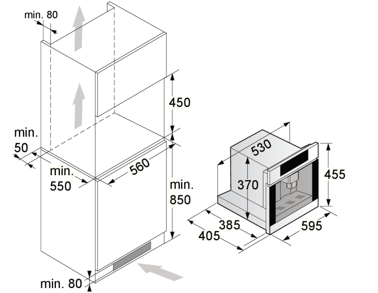 Встраиваемая кофемашина Asko CMB54BG