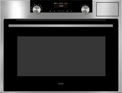 Компактный духовой шкаф с функцией приготовления на пару Asko OCS8464S
