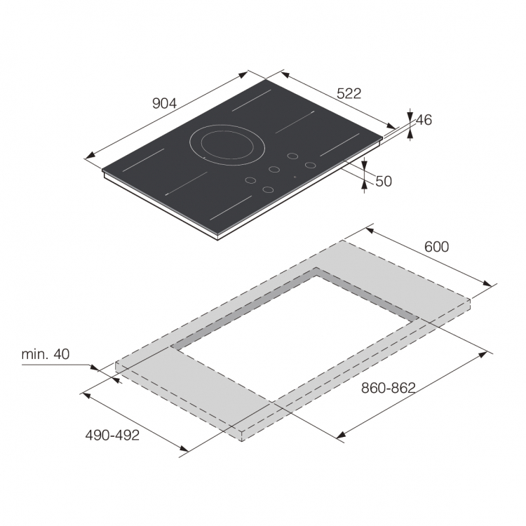 Индукционная варочная панель Asko HID945MC
