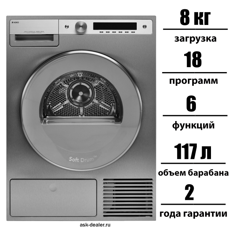 Сушильная машина Asko T608HX.S