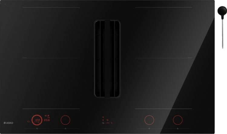 Индукционная варочная панель со встроенной вытяжкой Asko HIHD854GF