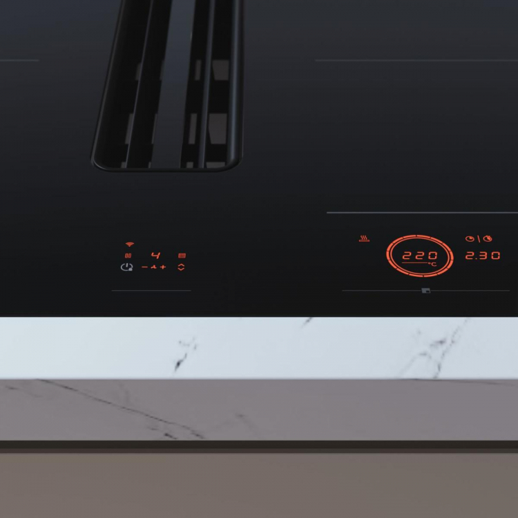 Индукционная варочная панель со встроенной вытяжкой Asko HIHD854GF