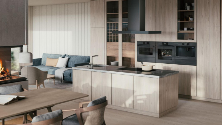 Индукционная варочная панель со встроенной вытяжкой Asko HIHD854GF