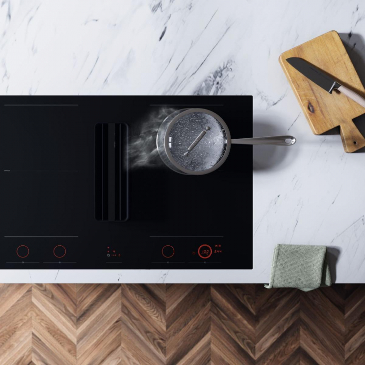 Индукционная варочная панель со встроенной вытяжкой Asko HIHD854GF