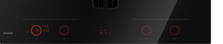 Индукционная варочная панель со встроенной вытяжкой Asko HIHD854GF