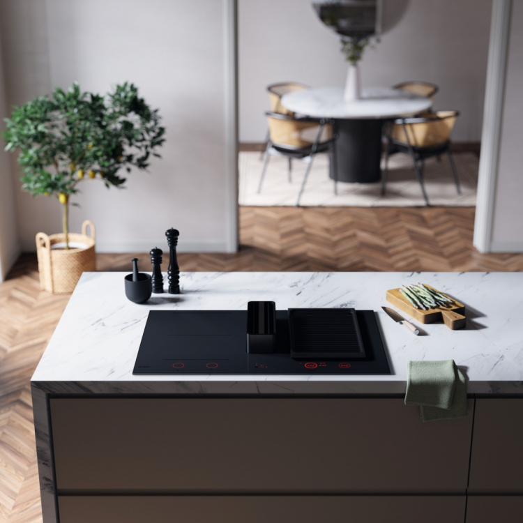 Индукционная варочная панель со встроенной вытяжкой Asko HIHD854MM