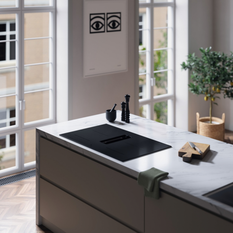 Индукционная варочная панель со встроенной вытяжкой Asko HIHD854MM