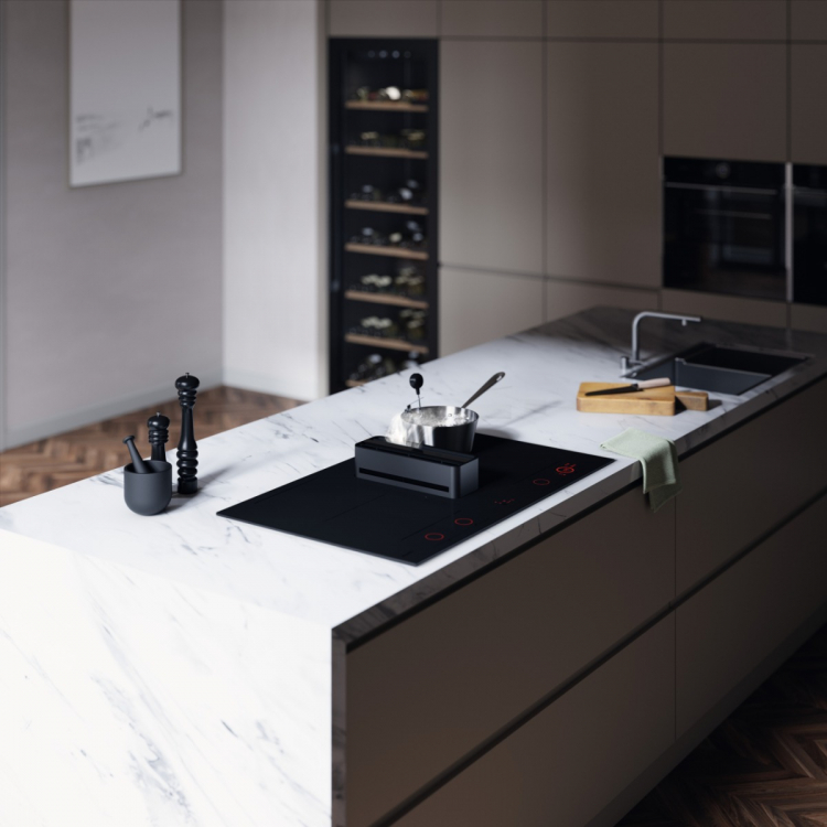 Индукционная варочная панель со встроенной вытяжкой Asko HIHD854MM